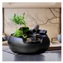 zlw-shop Fontaine d'intérieur Tabletop Fountain Waterfall Desktop Ordinateur Électrique Fontaine Décor Intérieur Extérieur Porta