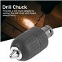 Mandrin de forage 2-13mm gamme de serrage outil de Conversion de mandrin de perceuse sans clé robuste avec adaptateur 1/2 pouce 
