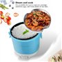 Shipenophy 24V 180W 1.6L Électrique Portable Multifonctionnel Cuiseur À Riz Cuiseur À Vapeur Multi Cuiseur Cuiseur À Grains De R