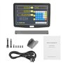 EVTSCAN JCS900-2AE/JCS900-3AE 2/3 axes lecture numérique DRO pour fraiseuse de tour prise CN 110-240 V(JCS900-3AE)