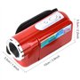 ciciglow Caméra Vidéo Numérique, 1080P 16X HD Caméra Vidéo Numérique Caméscope Vlogging Caméra avec écran LCD TFT 2 Pouces pour 