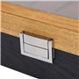 Pssopp Boîtier de Montre à 12 Fentes Boîte de Montre en Bois Massif Étui de Collection de Rangement pour Hommes et Femmes
