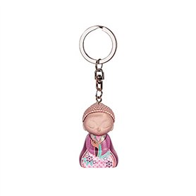 LITTLE BUDDHA Porte clés bouddha 4.5cm Balance the mind VERSION ANGLAISE