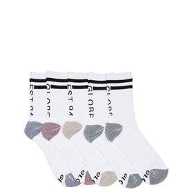 Globe Carter Crew Sock 5 Pack Chaussettes Homme