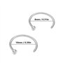 Goujons Septum en Acier Inoxydable Fer à Cheval Hoop Stud Anneaux pour Sour