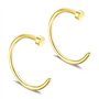 Zeayebsr 6 Pièces Nez Bague À Lèvres Piercing Corps, Goujons Septum en Acier Inoxydable Fer à Cheval Hoop Stud Anneaux pour Sour
