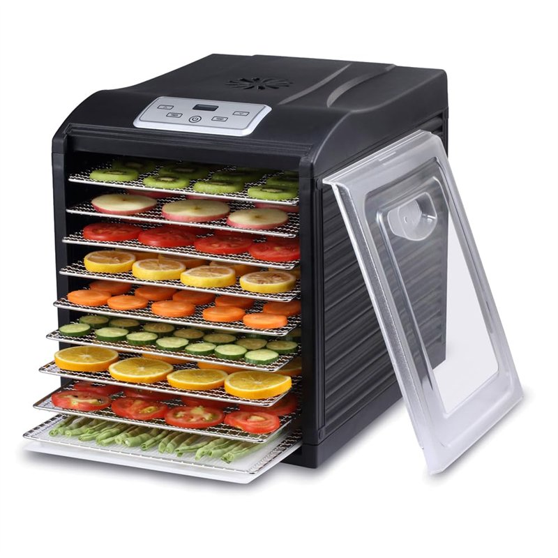 Déshydrateur Alimentaire BioChef Arizona Sol 9 Plateaux - Affichage numérique, Minuteur, Plateaux en acier inoxydable et amovibles