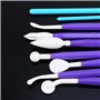 9 pièces en Plastique poterie Sculpture Outil Ensemble Double têtes poterie Argile Sculpture Outils Bricolage Argile Sculpture E