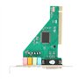 Carte Son PCI, Carte Son Audio Surround stéréo Interne 4 canaux Karte CMI8738, pour Ordinateur de Bureau, Compatible avec 98/200
