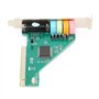 Carte Son PCI, Carte Son Audio Surround stéréo Interne 4 canaux Karte CMI8738, pour Ordinateur de Bureau, Compatible avec 98/200