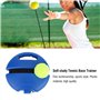 Tennis Trainer Rebound Plinthe Plinthe de Tennis Auto-entraînement avec Balle de Tennis à Cordes pour Enfants Adultes