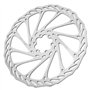 6 Disque de Frein Vélo, 203mm en Acier Inoxydable Freins à Disques avec Boulons Center Lock Rotor Flottant Étrier Avant et Arriè