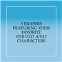 Studio Ghibli Spirited Away Eraser Set