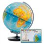 Columbus Terra Globe terrestre lumineux, D 260 mm, pour enfants avec livret