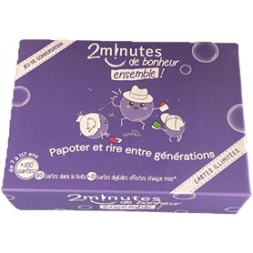 2 MINUTES DE BONHEUR ENSEMBLE ! | Jeu de questions intergénérationnel | Cartes illimitées ! | Pour famille