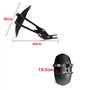 Garde-boue arrière noir avec support de plaque d'immatriculation pour Kawasaki Z650 MT-07 Honda CBR650 Yamaha MT 09