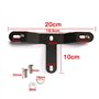 Garde-boue arrière noir avec support de plaque d'immatriculation pour Kawasaki Z650 MT-07 Honda CBR650 Yamaha MT 09