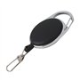 Amaoma 10 Pièces Porte Badge Enrouleur Portes-Clés Rétractable Badge Reel Clip Attache Ceinture Mousqueton Ressort Portes-clés D