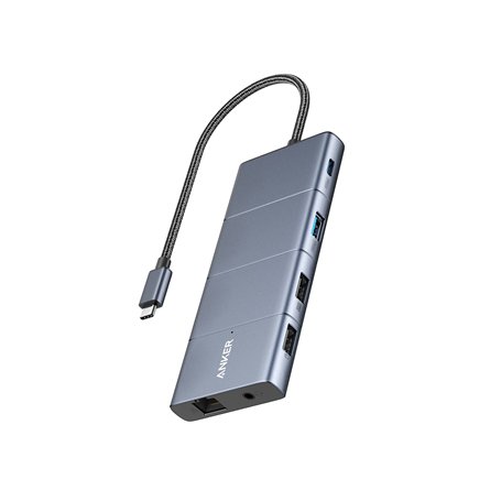 Anker 565 Hub USB-C 11 en 1 Docking Station avec Ports de données USB-C et USB-A 10 Gbps HDMI 4K DisplayPort