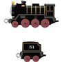 Thomas & Friends Fisher-Price Die-cast Push-Along Hiro Toy Train Engine for Preschool Kids Ages 3+