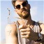 Outil de Mise en Forme de Modèle de Barbe,NewChiChi Pochoir de Peigne de Style pour Moustache Favoris Coupe des Poils du Visage 