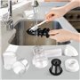 Gdrtwwh Presse-agrumes pour tous les mélangeurs KitchenAid - lent, accessoires presse-agrumes, à mâcher (blanc), GD500