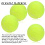 FOROREH 18pcs Balles de Tennis Avec Sac en Filet - Robustes et Rebondissantes Pour Adultes, Animaux de Compagnie, Compétition et