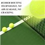 FOROREH 18pcs Balles de Tennis Avec Sac en Filet - Robustes et Rebondissantes Pour Adultes, Animaux de Compagnie, Compétition et