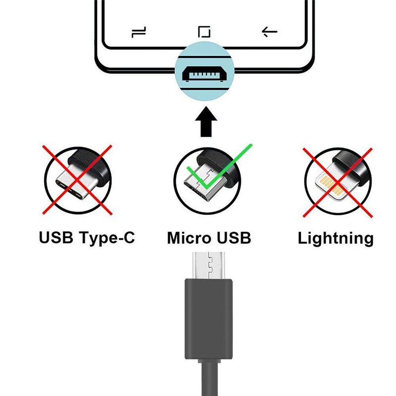 Image secondaire de Câble d'alimentation USB de Rechange pour Casque Beats par Dr Dre Studio Solo Powerbeats 3 2.0 sans Fil Noir