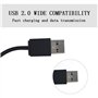 Câble d'alimentation USB de Rechange pour Casque Beats par Dr Dre Studio Solo Powerbeats 3 2.0 sans Fil Noir