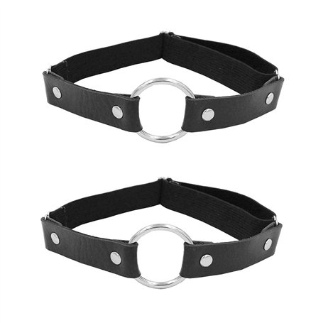 Borsgye Lot de 2 porte-jarretelles élastiques réglables en cuir synthétique synthétique pour cuisse