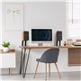 Ventray Supports d'enceintes de Bureau,Support Moniteur Studio pour Petites et Moyennes Enceintes d'ordinateur d'étagère, Table 