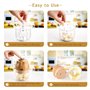 Mini robot de cuisine électrique TOPESCT - Moulin à ail portable - Petit hachoir alimentaire sans fil avec chargement USB - Pour