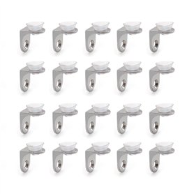 CHSEROK 20 Pièces Support Etagere Verre
