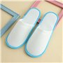 Binblin 20 Paires Chausson Invité,Chaussons Jetables Chausson Hotel,Femmes et Homme Chaussons Usage Unique Maison,Usage Invité,S