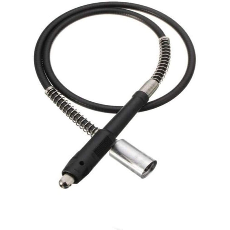 Chiloskit Mandrin d'extension flexible sans clé pour meuleuse M19 x 2 mm compatible avec outil rotatif Dremel