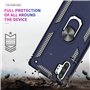 LeYi Coque pour Samsung Note 10 Plus avec Anneau Support, Double Couche Bumper Silicone Antichoc Armure Housse Etui pour Samsung