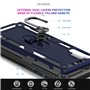 LeYi Coque pour Samsung Note 10 Plus avec Anneau Support, Double Couche Bumper Silicone Antichoc Armure Housse Etui pour Samsung