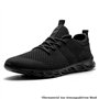 MGNLRTI Basket Homme Chaussure de Sports léger Multisports Sneakers Running Outdoor Training Gym Tennis Jogging Mode Basses Noir