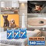 Brosse Anti Poils Animaux 540 Feuilles très adhésives - Extra Collant Rouleau adhesif Vetement, Brosse Adhesive Poils Animaux