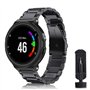 FINTIE Bracelet Compatible avec Garmin Forerunner 235/220 / 230/620 / 630 / 735XT Watch - Bracelet de Montre en Acier Inoxydable