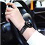 FINTIE Bracelet Compatible avec Garmin Forerunner 235/220 / 230/620 / 630 / 735XT Watch - Bracelet de Montre en Acier Inoxydable