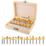 Gueenky 15 Pièces Coffret Fraise Défonceuse