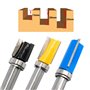 Saipor - Lot de 3 fraises à affleurer avec tige de 8 mm - Fraises à rainurer pour bois - Routeur - Fraise à copier - Outils de f