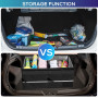 ZOVHYYA Organisateur de Coffre Voiture 68L Grande Taille Boite de Rangement Voiture Étanche Portable Pliable Isolant avec 2 Poig