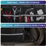 ZOVHYYA Organisateur de Coffre Voiture 68L Grande Taille Boite de Rangement Voiture Étanche Portable Pliable Isolant avec 2 Poig