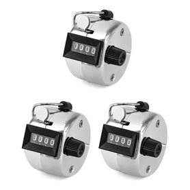 QWORK 3 Pcs Compteur Manuel en Métal