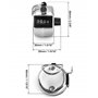 QWORK 3 Pcs Compteur Manuel en Métal, 4 Chiffres Compteur Mécanique pour Sport Golf Compte de Pas, Compte Jusqu'à 9999