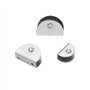 YMDZ 4Pcs Pince à Verre Pince Support en Alliage de Zinc Fixations Réglable Support pour le Verre ou le Bois de 8 ~ 10 mm D'épai