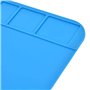 Tapis de silicone d'isolation thermique, tapis de bureau de poste de travail de démontage de réparation d'ordinateur de téléphon